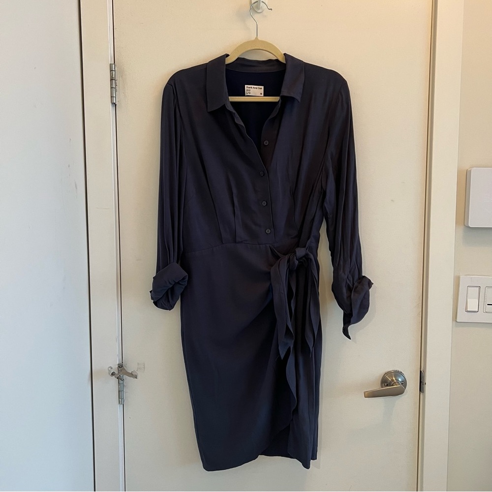 FRANK AND OAK WRAP DRESS - Picture 2 of 5